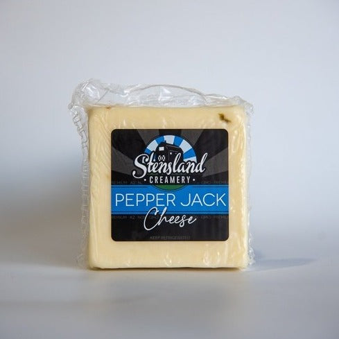 Stensland Pepper Jack Block Cheese Family Pride Meats