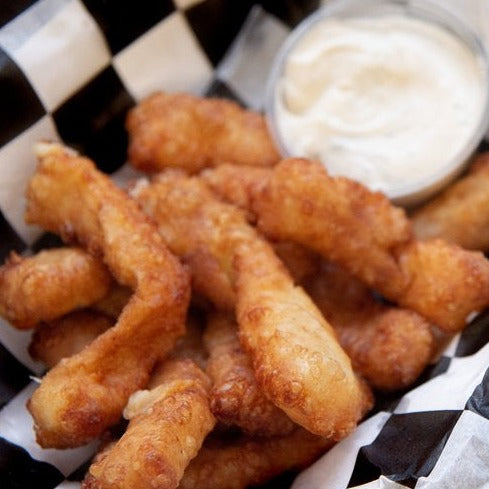 Frozen Breaded White Cheddar Cheese Curds
